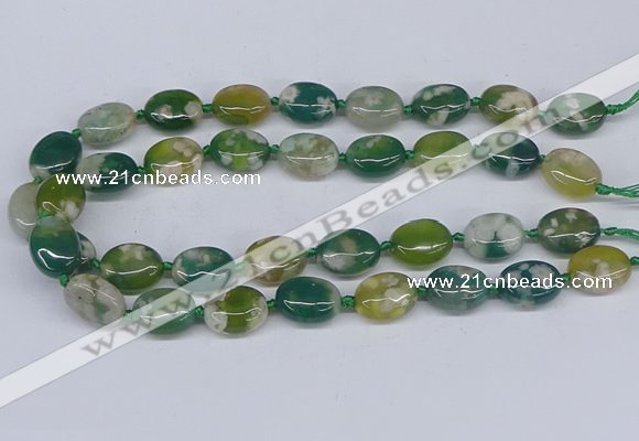 CAA1181 15.5 inches 15*20mm oval sakura agate gemstone beads