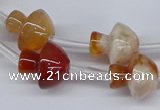 CAA1193 15.5 inches 15*16mm mushroom sakura agate gemstone beads