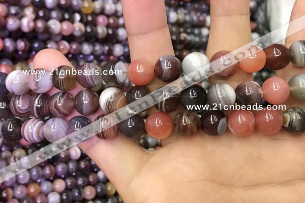 CAA1253 15.5 inches 10mm round Botswana agate beads wholesale