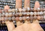 CAA1403 15.5 inches 8mm round matte druzy agate beads