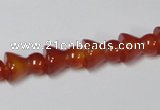 CAA145 15.5 inches 9*12mm bell shape red agate gemstone beads