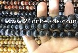 CAA1544 15.5 inches 8mm round banded agate beads wholesale