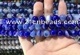 CAA1580 15.5 inches 8mm round banded agate beads wholesale