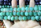 CAA1600 15.5 inches 12mm round banded agate beads wholesale