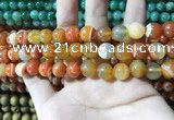 CAA1611 15.5 inches 10mm round banded agate beads wholesale