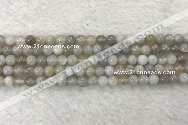 CAA1801 15.5 inches 6mm round banded agate gemstone beads