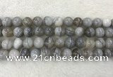 CAA1805 15.5 inches 14mm round banded agate gemstone beads