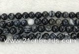 CAA1836 15.5 inches 16mm round banded agate gemstone beads