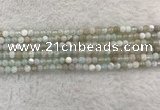 CAA1840 15.5 inches 4mm round banded agate gemstone beads