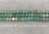 CAA1842 15.5 inches 8mm round banded agate gemstone beads