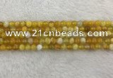 CAA1851 15.5 inches 6mm round banded agate gemstone beads