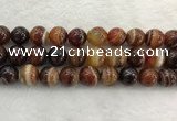 CAA1866 15.5 inches 16mm round banded agate gemstone beads