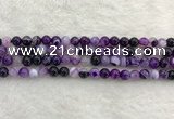 CAA1871 15.5 inches 6mm round banded agate gemstone beads