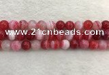 CAA1894 15.5 inches 12mm round banded agate gemstone beads