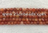 CAA1902 15.5 inches 8mm round banded agate gemstone beads