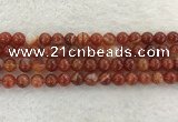 CAA1903 15.5 inches 10mm round banded agate gemstone beads