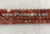 CAA1903 15.5 inches 10mm round banded agate gemstone beads