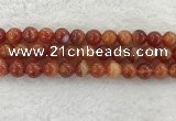 CAA1905 15.5 inches 14mm round banded agate gemstone beads