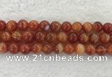 CAA1906 15.5 inches 16mm round banded agate gemstone beads