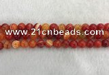 CAA1913 15.5 inches 10mm round banded agate gemstone beads