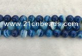 CAA1935 15.5 inches 14mm round banded agate gemstone beads