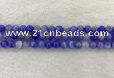 CAA1942 15.5 inches 8mm round banded agate gemstone beads