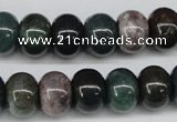 CAA195 15.5 inches 10*14mm rondelle indian agate beads wholesale