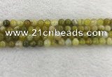 CAA1952 15.5 inches 8mm round banded agate gemstone beads