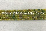 CAA1960 15.5 inches 4mm round banded agate gemstone beads