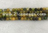 CAA1962 15.5 inches 8mm round banded agate gemstone beads