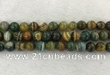 CAA1965 15.5 inches 14mm round banded agate gemstone beads