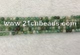 CAA1980 15.5 inches 4mm round banded agate gemstone beads