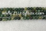 CAA1982 15.5 inches 8mm round banded agate gemstone beads