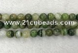 CAA1986 15.5 inches 16mm round banded agate gemstone beads