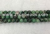 CAA1994 15.5 inches 12mm round banded agate gemstone beads