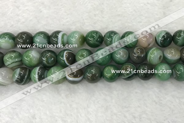 CAA1996 15.5 inches 16mm round banded agate gemstone beads