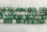 CAA2004 15.5 inches 12mm round banded agate gemstone beads