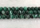 CAA2016 15.5 inches 16mm round banded agate gemstone beads