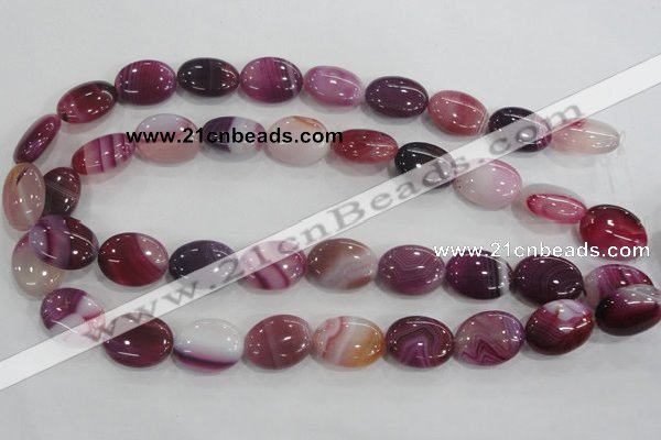 CAA207 15.5 inches 15*20mm oval madagascar agate beads wholesale