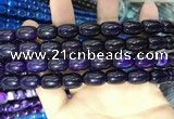 CAA2115 15.5 inches 10*14mm drum agate beads wholesale