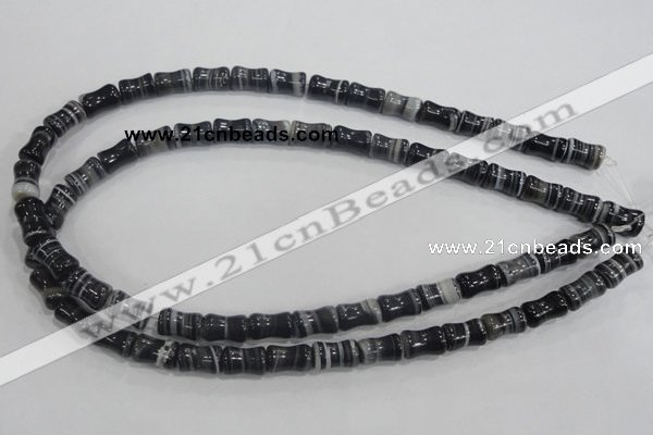 CAA213 15.5 inches 8*13mm bone madagascar agate beads