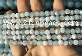 CAA2240 15.5 inches 6mm faceted round banded agate beads