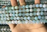 CAA2241 15.5 inches 8mm faceted round banded agate beads