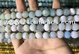 CAA2242 15.5 inches 10mm faceted round banded agate beads