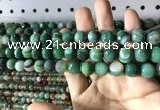 CAA2287 15.5 inches 8mm faceted round banded agate beads