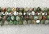 CAA2305 15.5 inches 14mm round banded agate gemstone beads