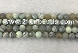 CAA2319 15.5 inches 10mm round banded agate gemstone beads