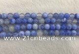 CAA2334 15.5 inches 10mm round banded agate gemstone beads