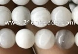 CAA2341 15.5 inches 6mm round white crazy lace agate beads wholesale