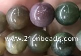 CAA2365 15.5 inches 8mm round Indian agate beads wholesale